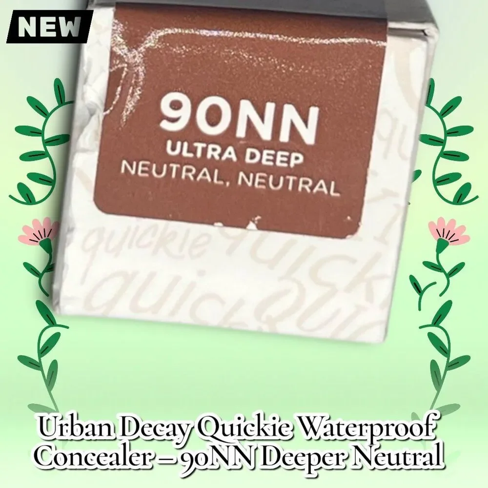 New Urban Decay Quickie 24HR Full-Coverage Waterproof Concealer – Shade 90NN Dee